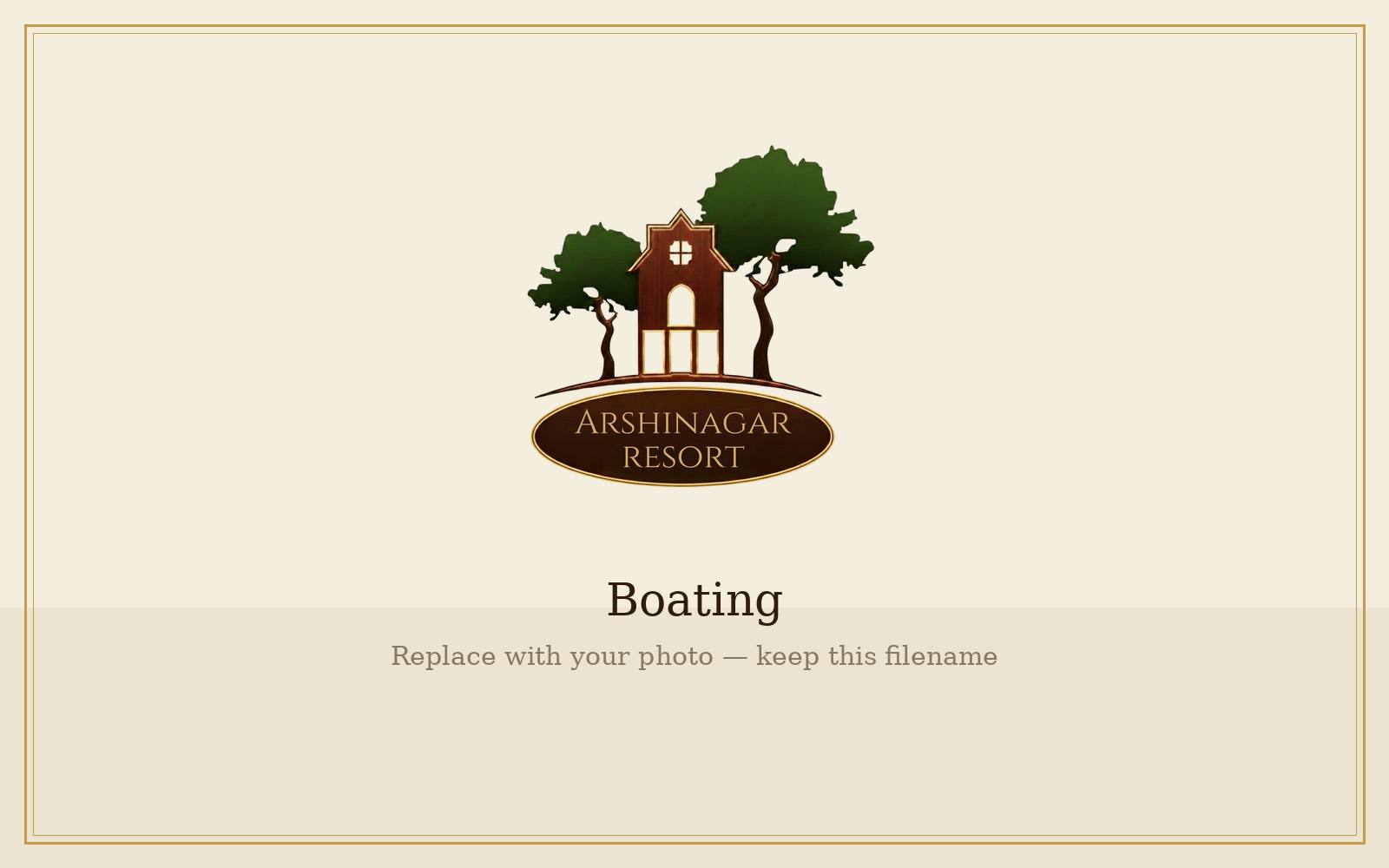 Boating on the pond